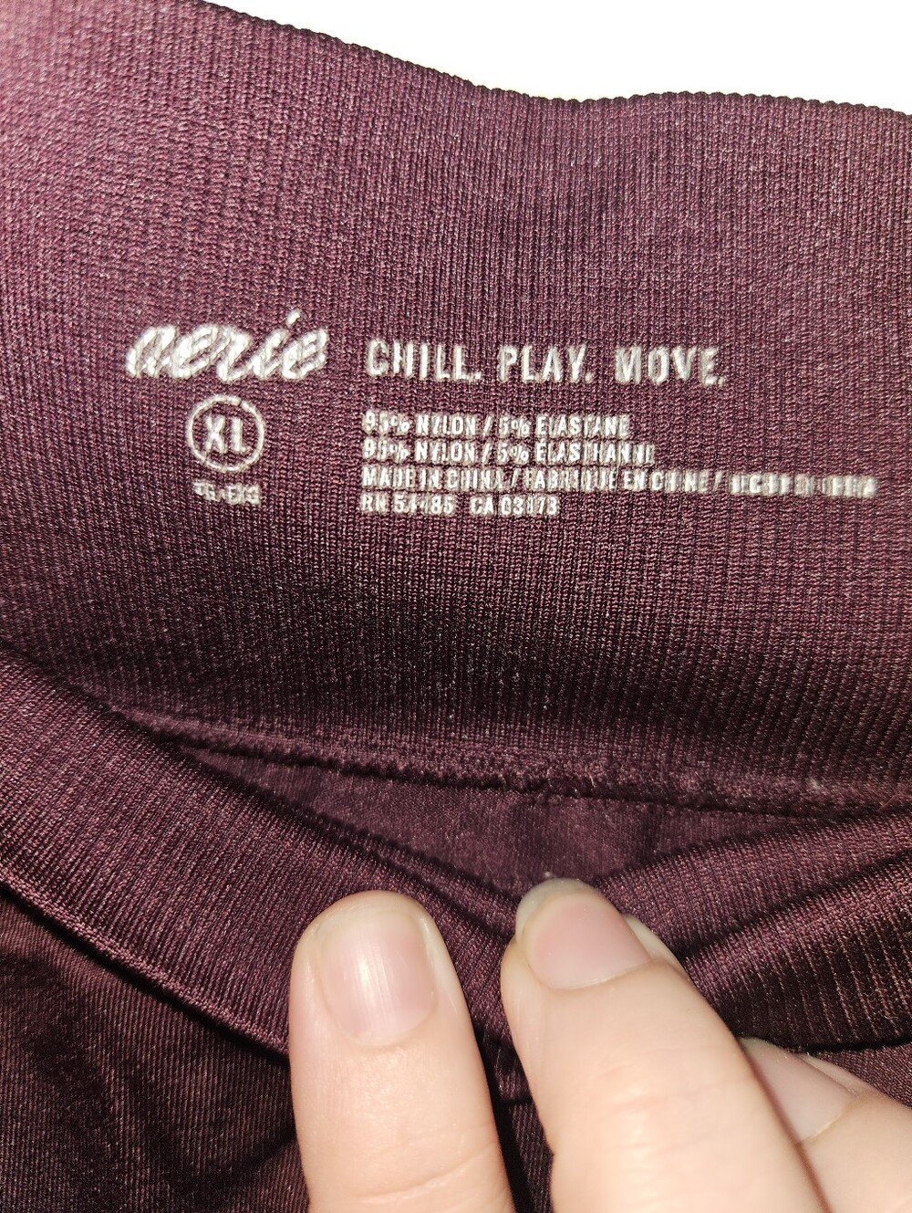Aerie Womans Purple Leggings Size Xl - Picture 10 of 10